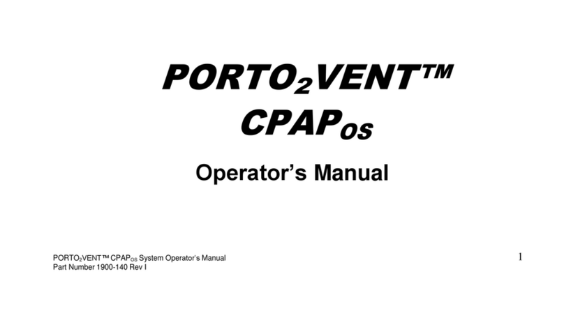 EMERGENT Porto2vent CPAP os Operator's manual
