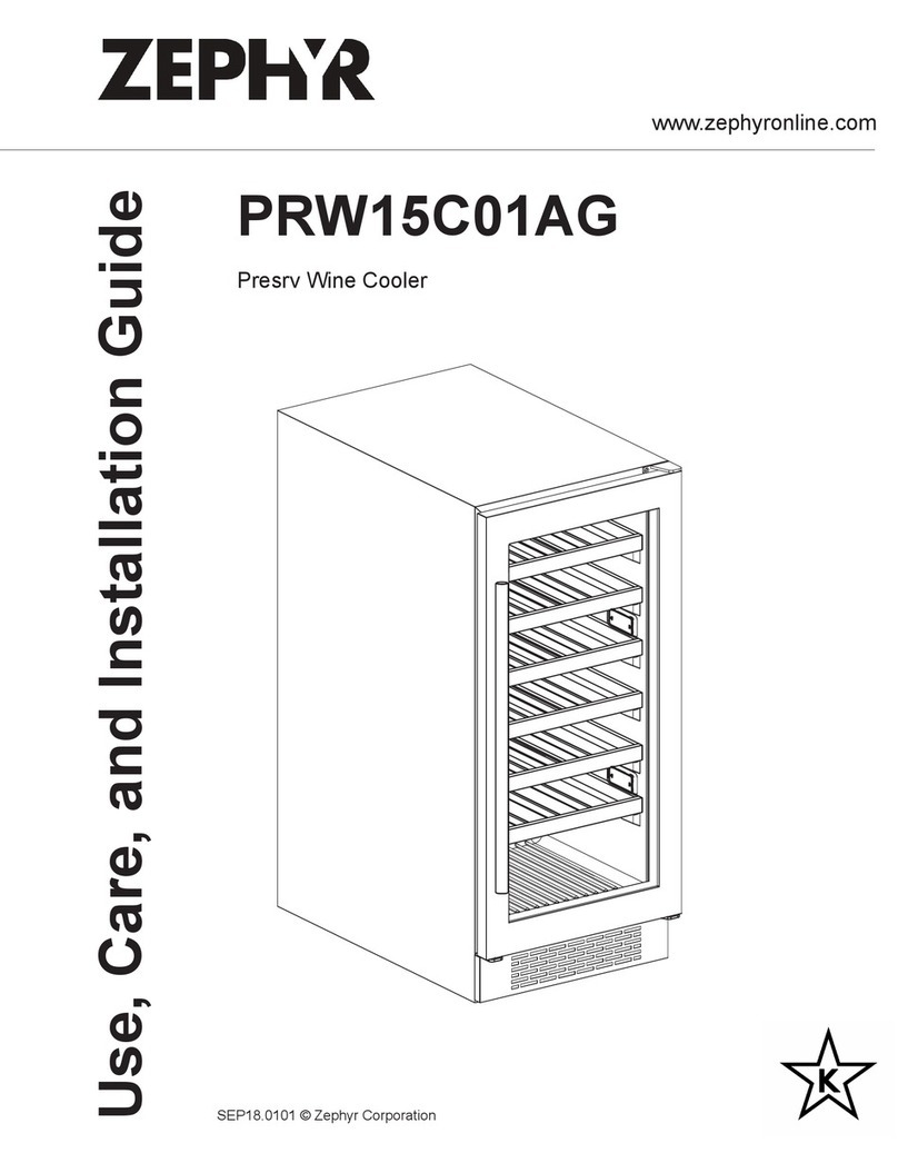 Zephyr PRW15C01AG Installation guide