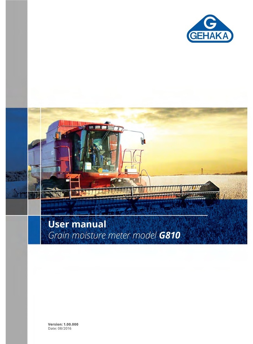 Gehaka G810 User manual