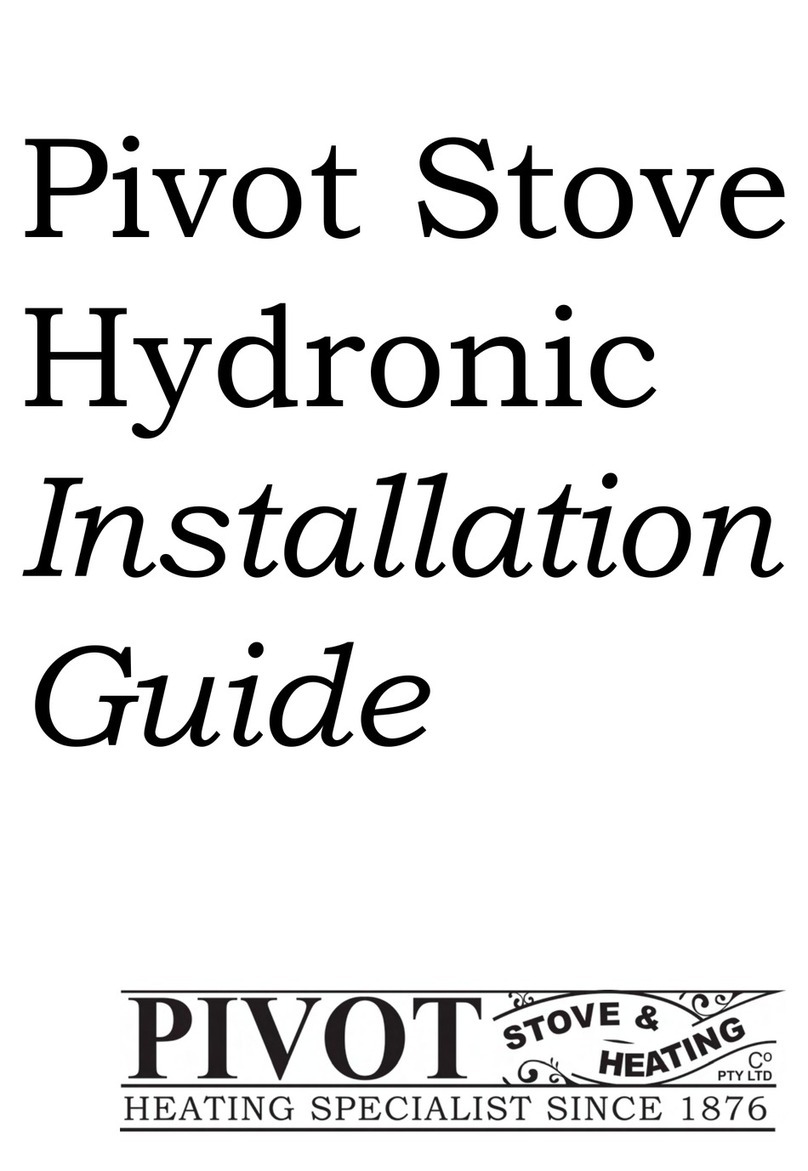 Pivot Stove & Heating Hydronic installation guide