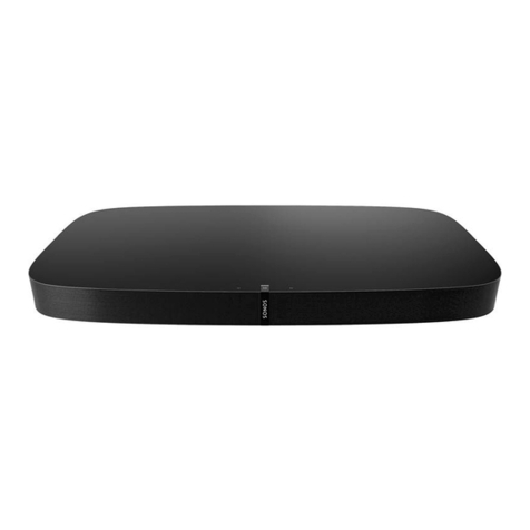 Sonos PLAYBASE User manual