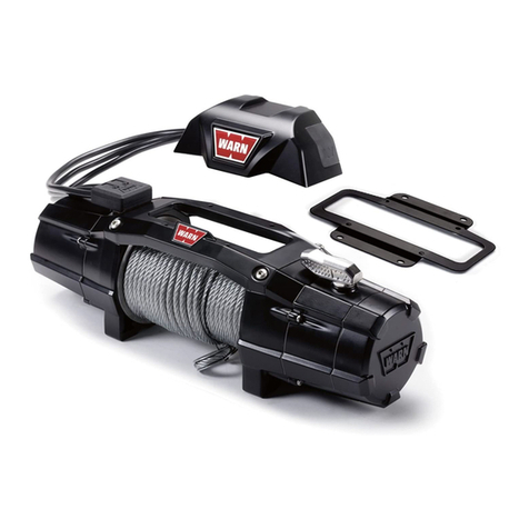 Warn Zeon Control Pack Relocation Kit User manual
