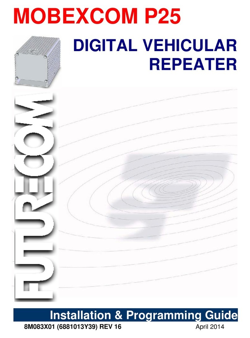Futurecom Mobexcom P25 Operating instructions Futurecom Mobexcom P25 Operating instructions