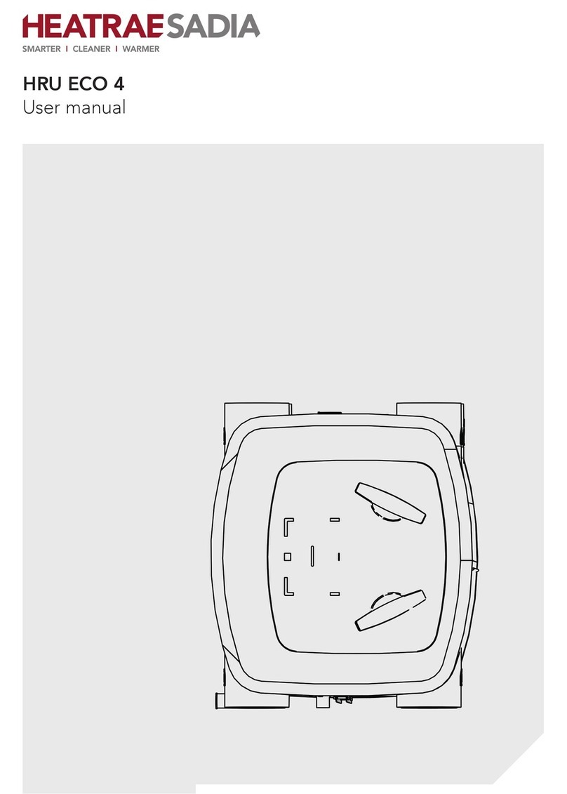 Heatrae Sadia HRU ECO 4 user manual