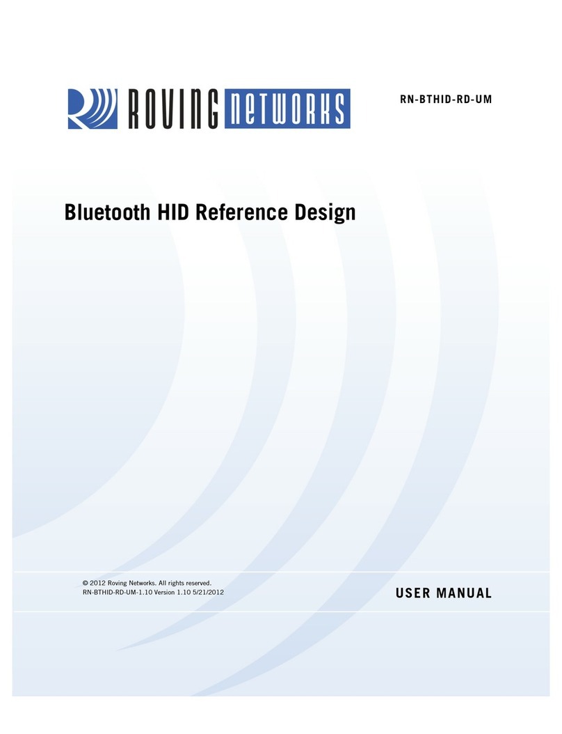 Roving Networks RN-BTHID-RD-UM user manual