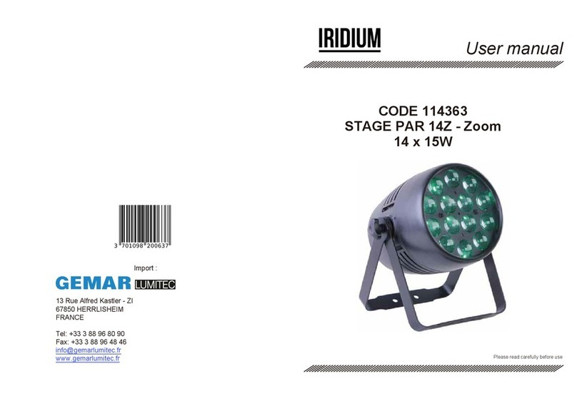 Iridium Stage PAR 14Z user manual