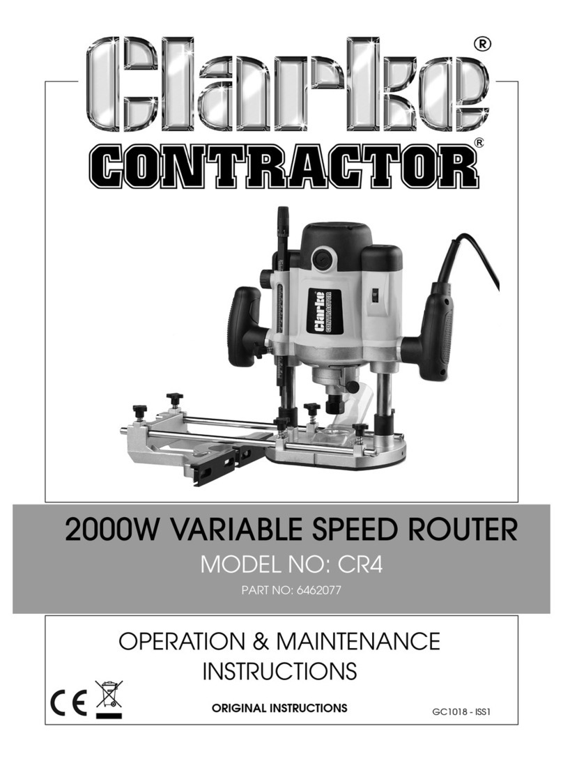 Clarke CR4 Operation & maintenance instructions