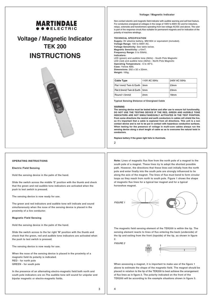Martindale Electric TEK 200 User manual