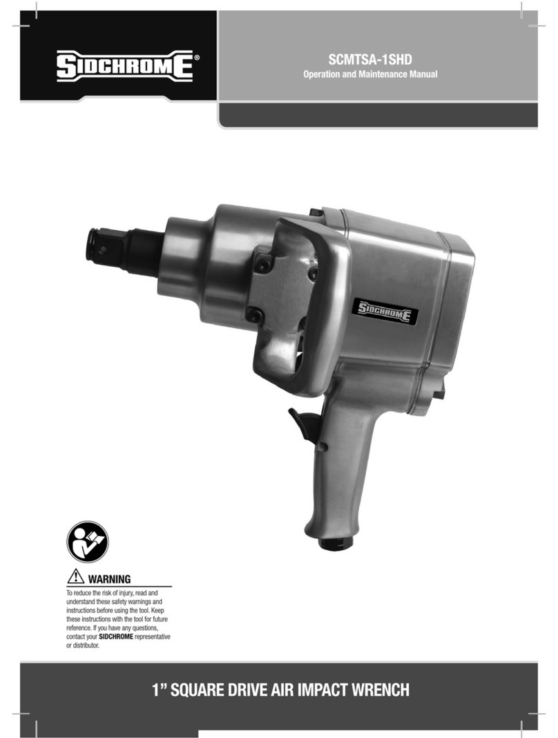 Sidchrome SCMTSA-1SHD Operation and maintenance manual