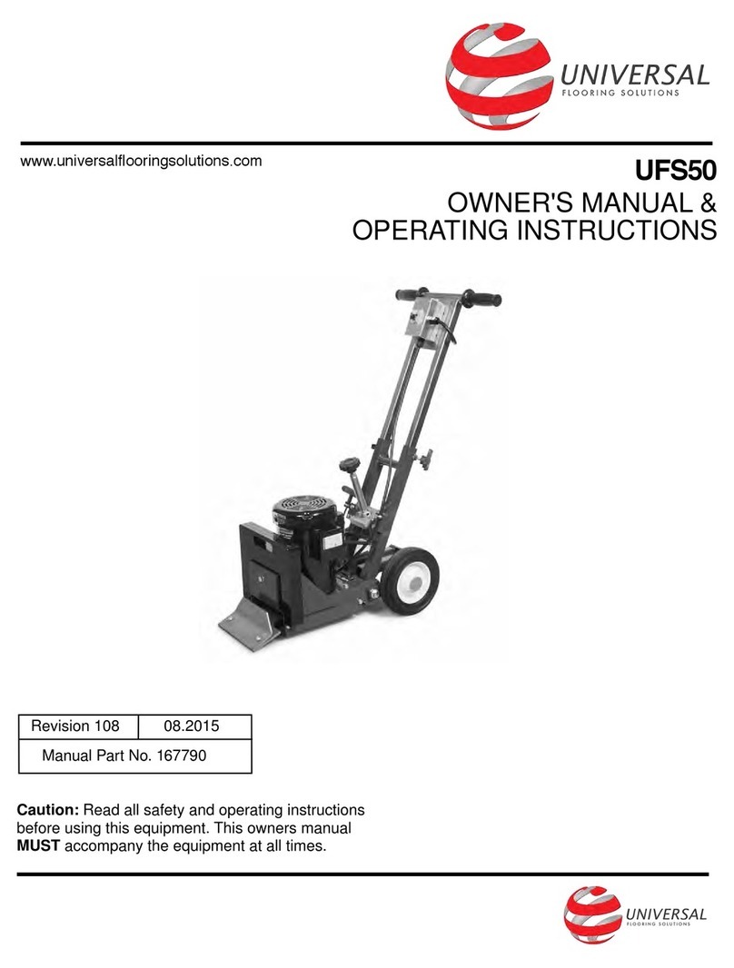 Universal UFS50 Owner's manual & operating instructions