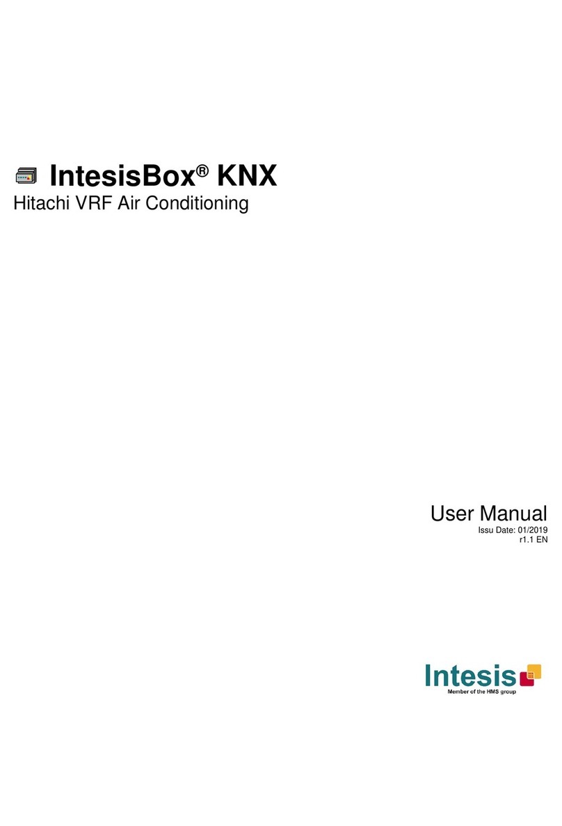 IntesisBox KNX Series User manual