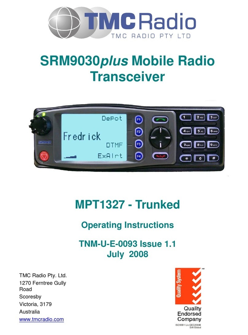 Simoco SRM9030plus User manual
