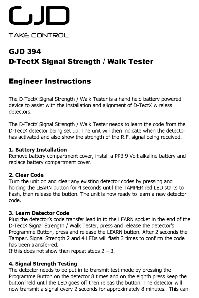 GJD GJD 394 instructions