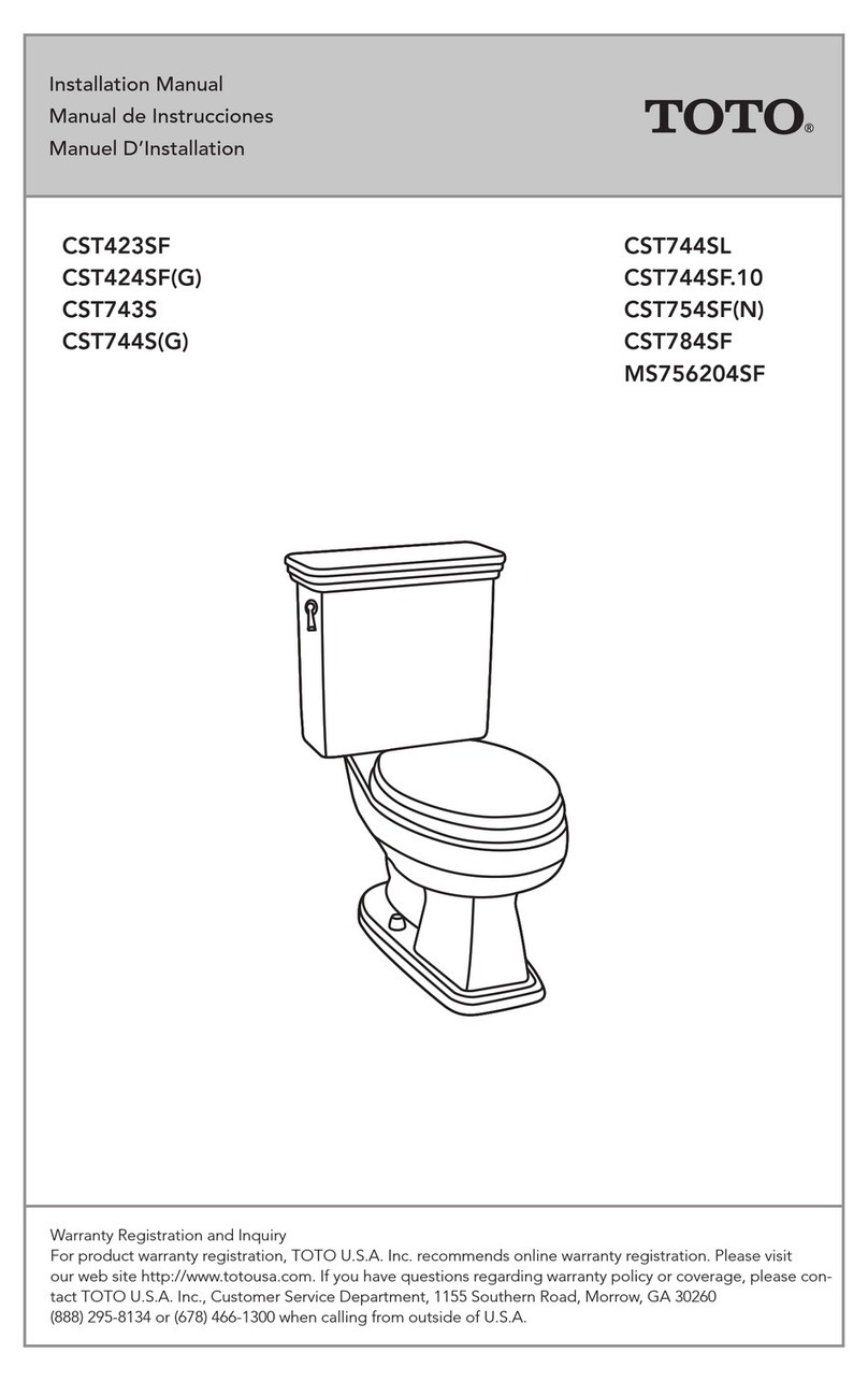 Toto CST423SF User manual