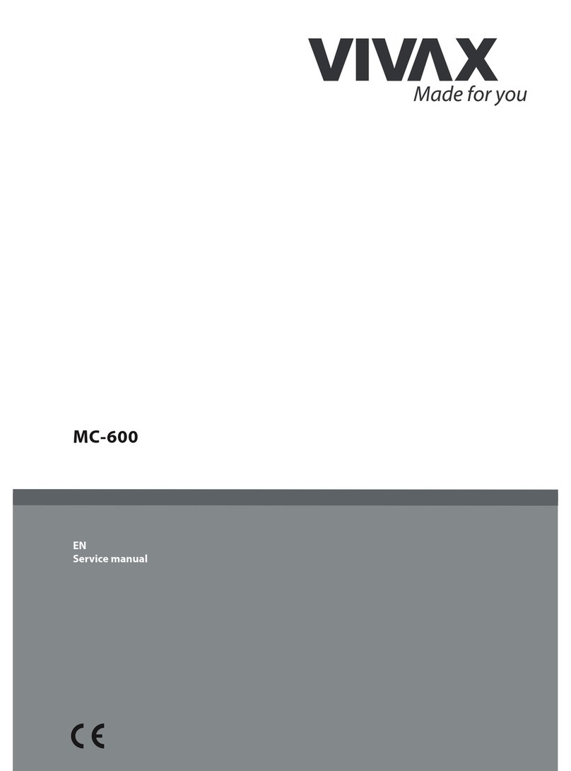 Vivax MC-600 Service manual