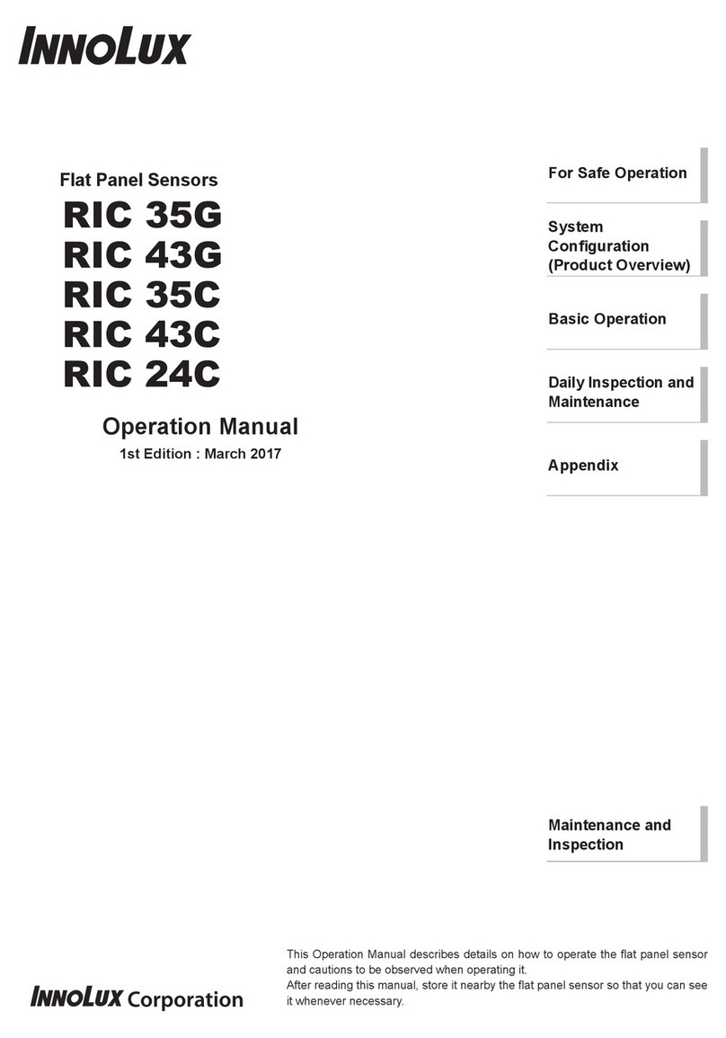 InnoLux RIC 35G Operation manual InnoLux RIC 35G Operation manual