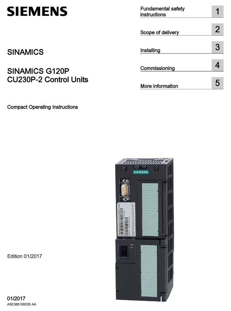 Siemens SINAMICS G120P CU230P-2 Administrator guide