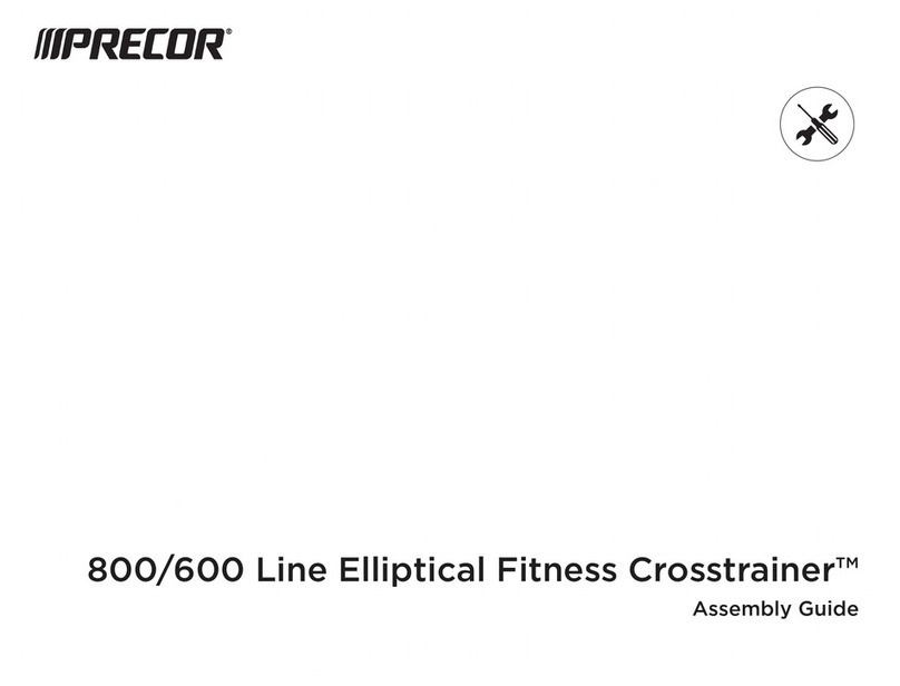 Precor Crosstrainer 800 User manual
