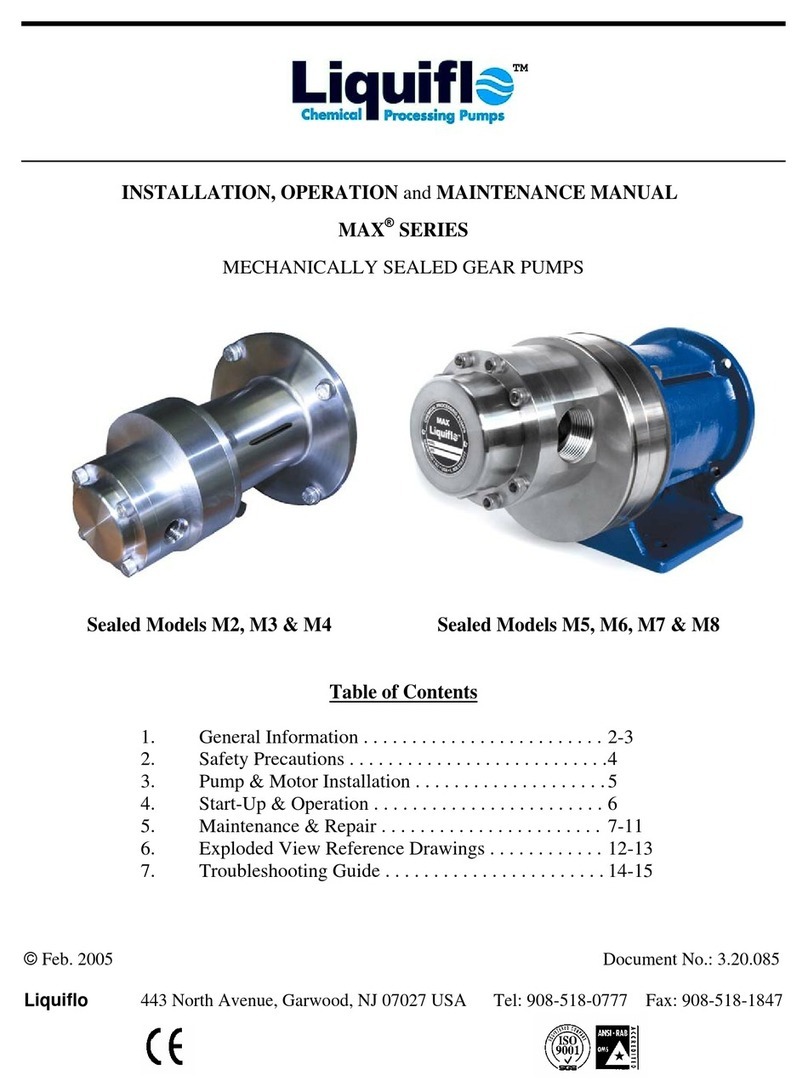 Liquiflo MAX Series Installation, operation and maintenance manual