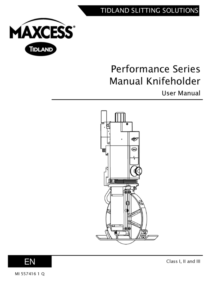 Tidland Performance Series user manual