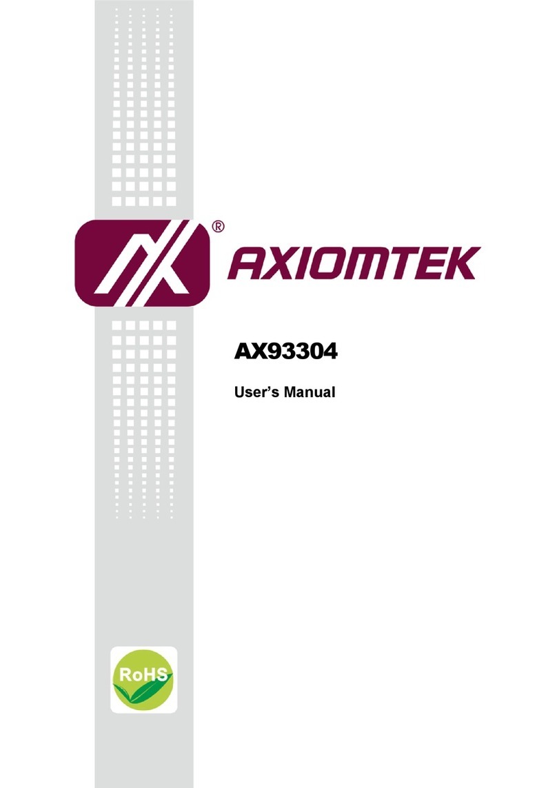 AXIOMTEK AX93304 User manual