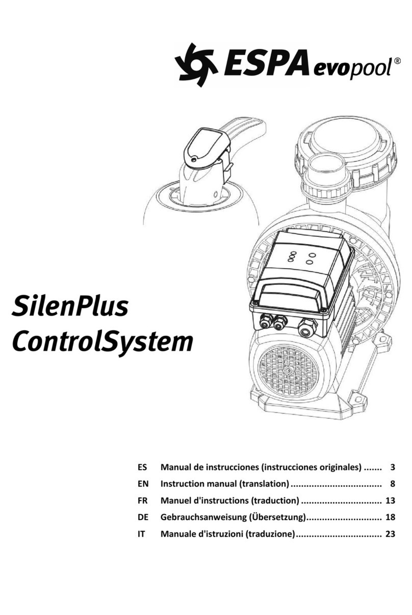ESPA evopool SilenPlus instruction manual