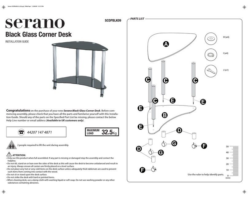 SERANO SCDPBLK09 installation guide