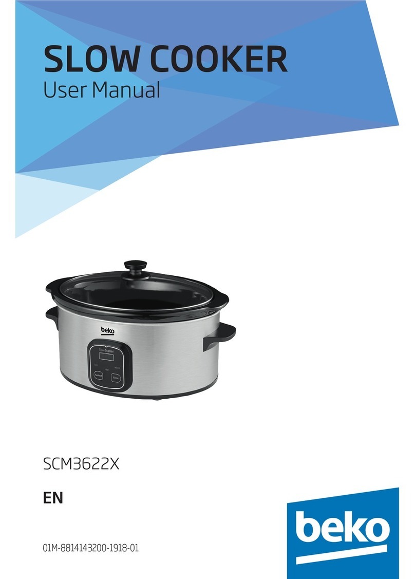 Beko SCM3622X user manual