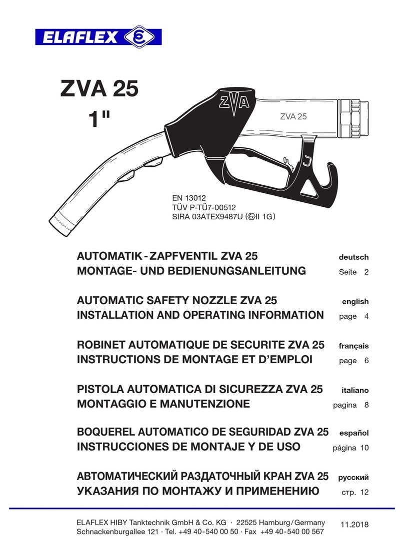 Elaflex ZVA 25 User manual