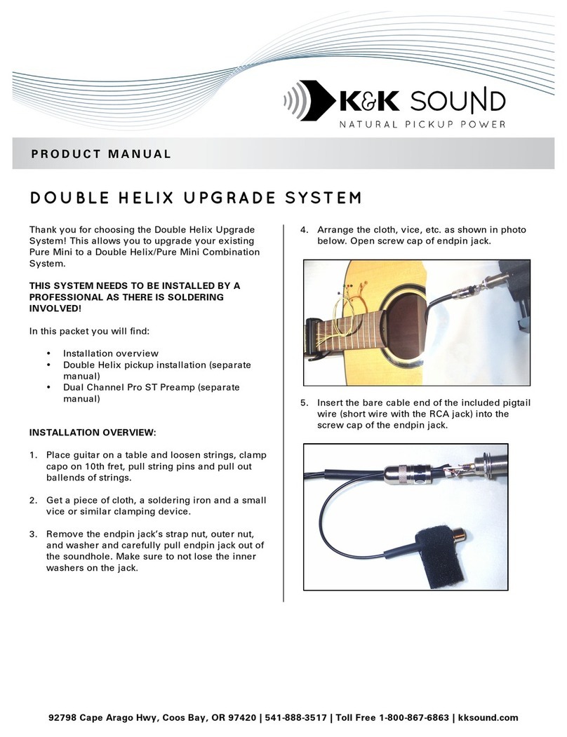 K&K Sound Double Helix UpgradeSystem User manual