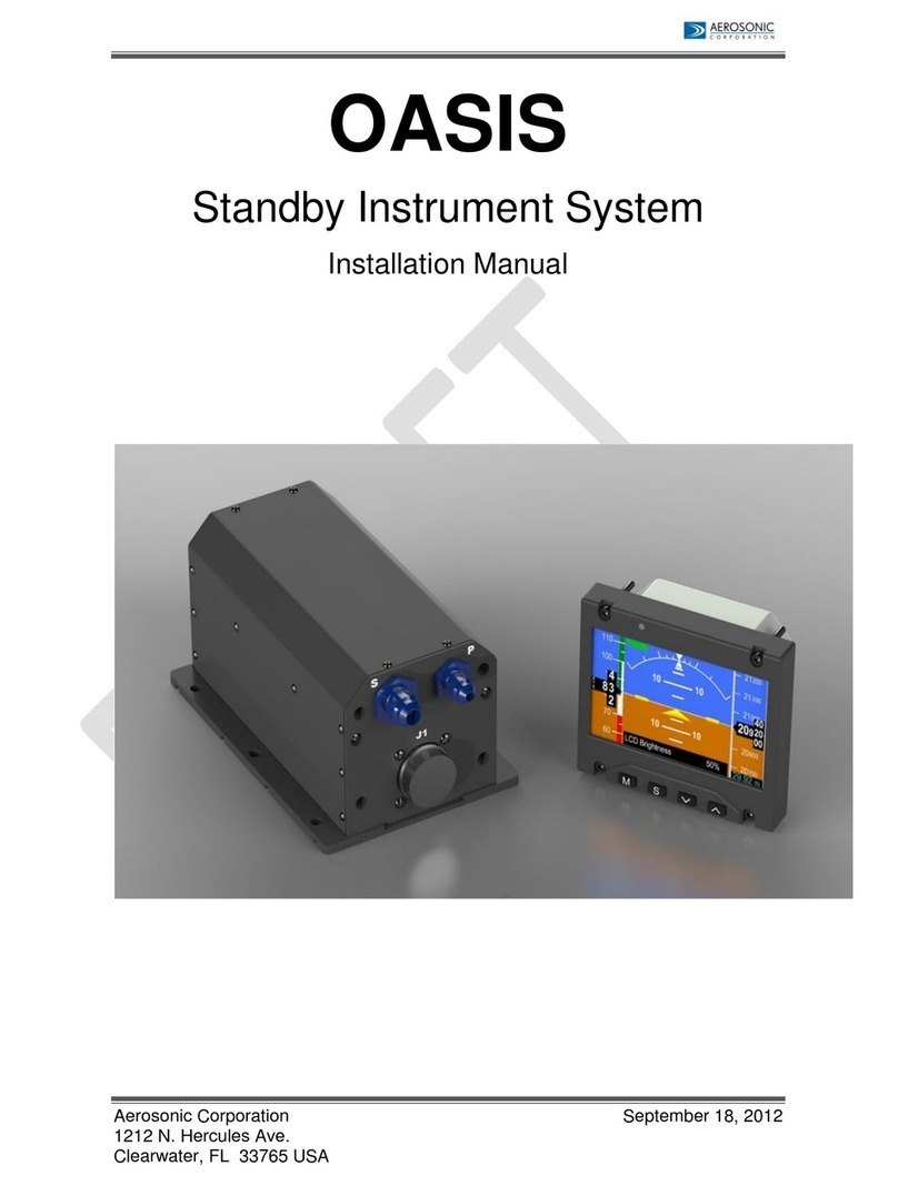 Aerosonic OASIS installation manual