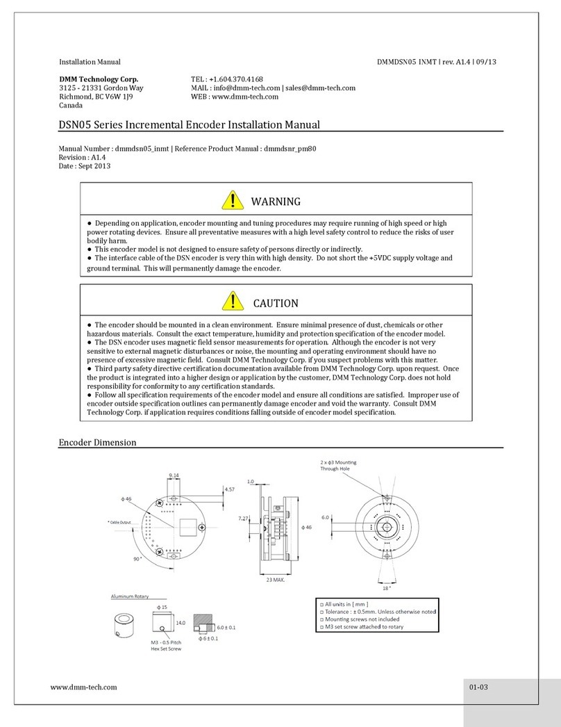 DMM DSN05 Series installation manual