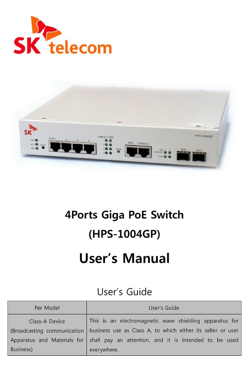 SK telecom HPS-1004GP user manual