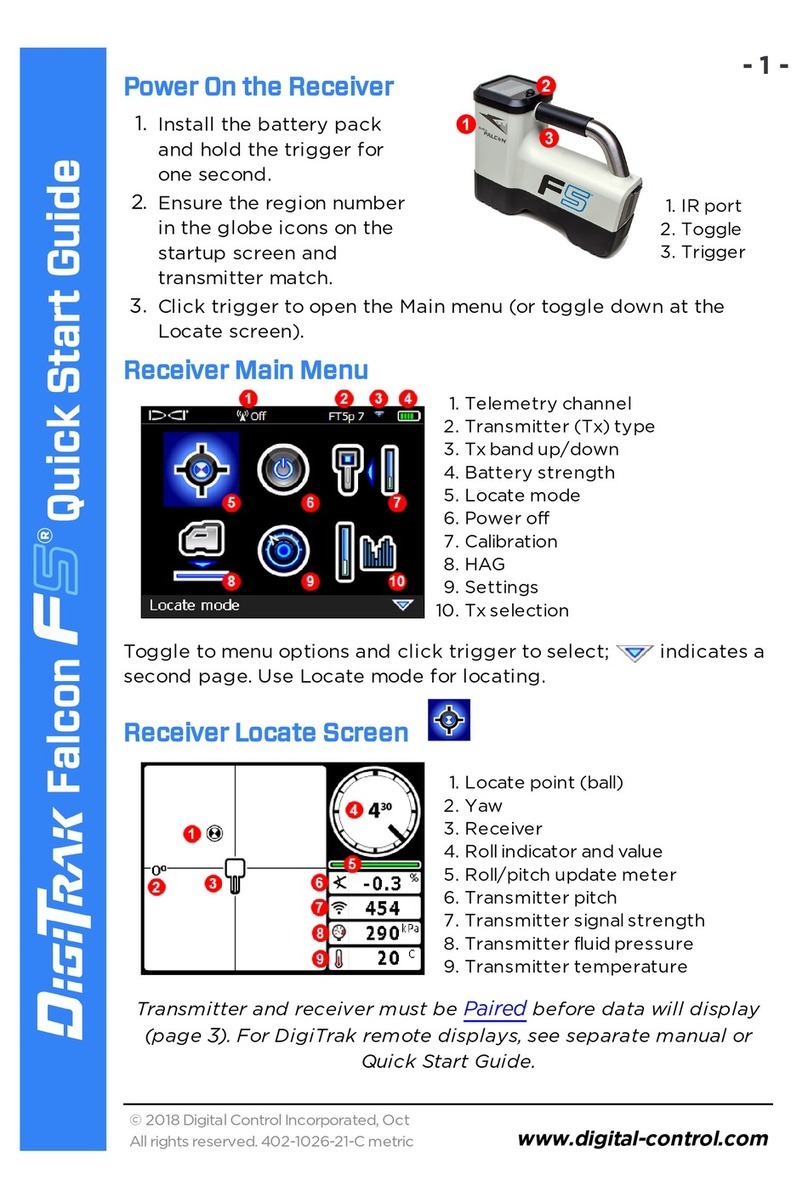 DigiTrak FALCON F5 User manual