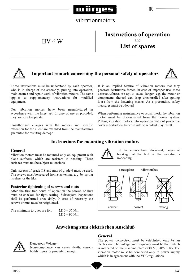 WÜRGES HV 6 W User manual