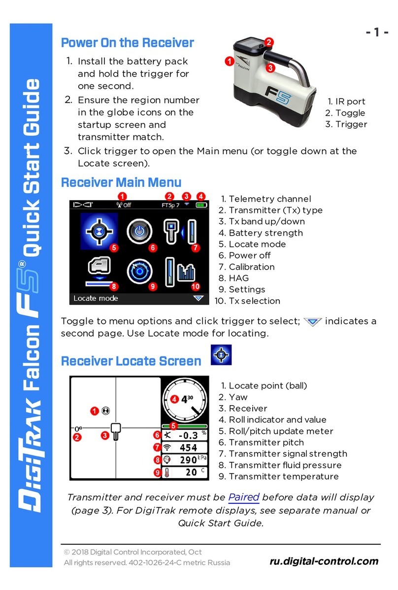 DigiTrak FALCON F5 User manual