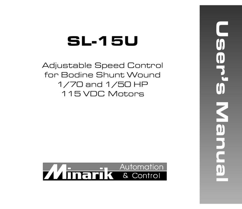 Minarik SL-15U user manual