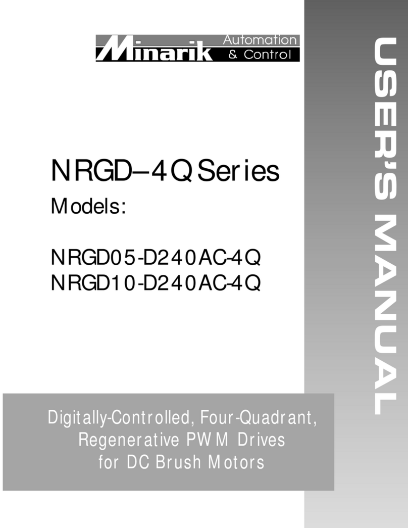 Minarik NRGD-4Q Series user manual