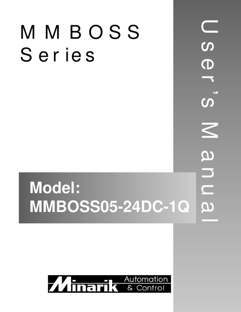 Minarik MMBOSS Series User manual
