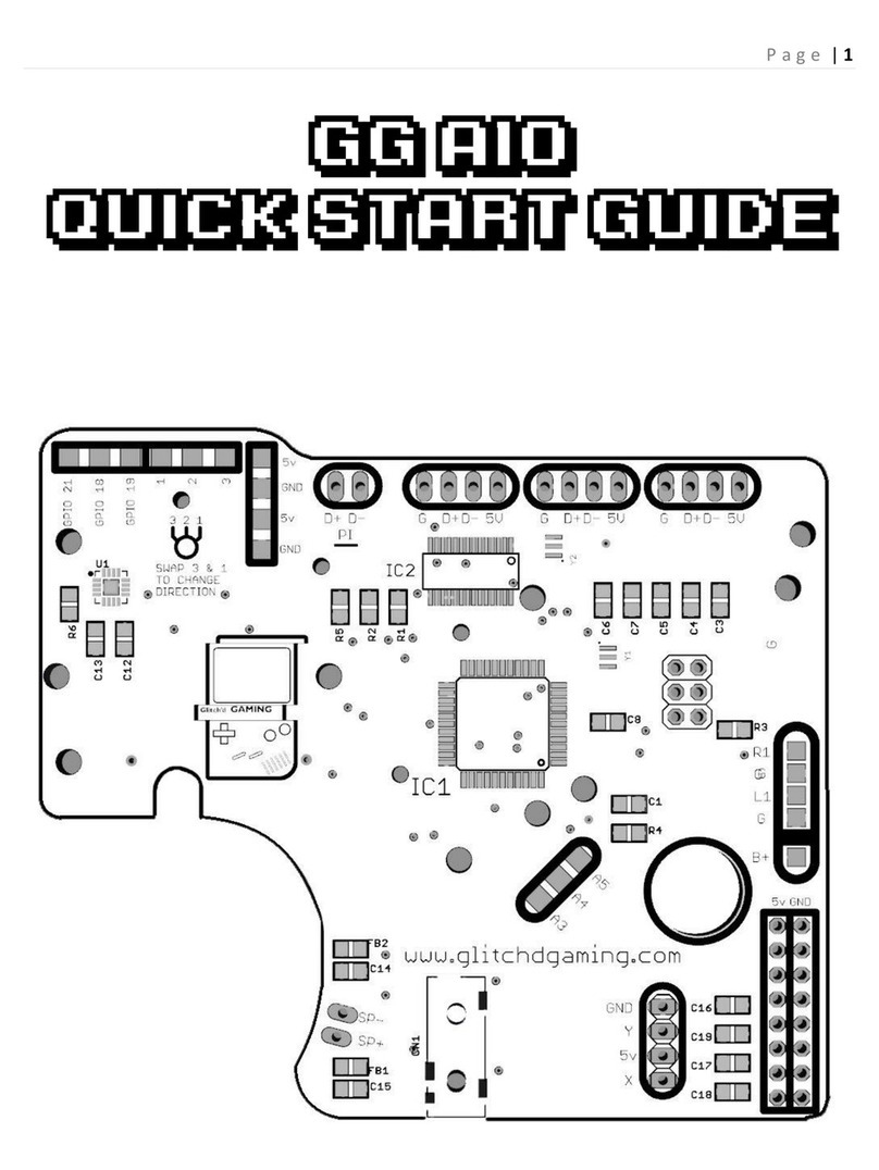 Glitch'd Gaming GG AIO quick start guide