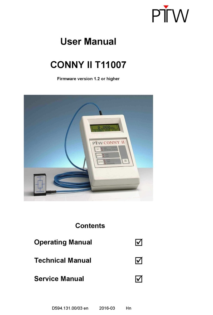 PTW CONNY II T11007 user manual
