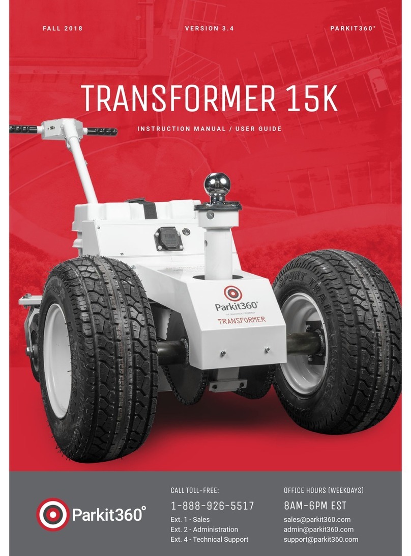 PARKIT360 TRANSFORMER 15K instruction manual