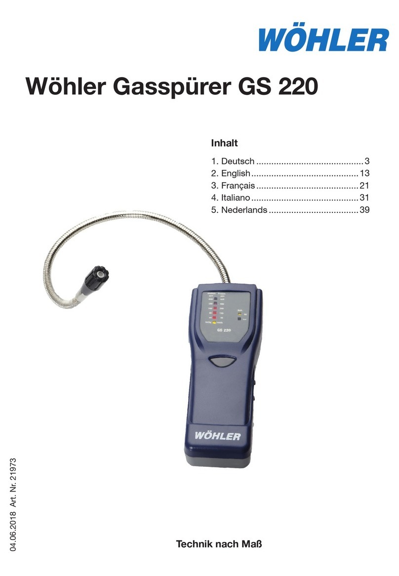 Wohler GS 220 manual