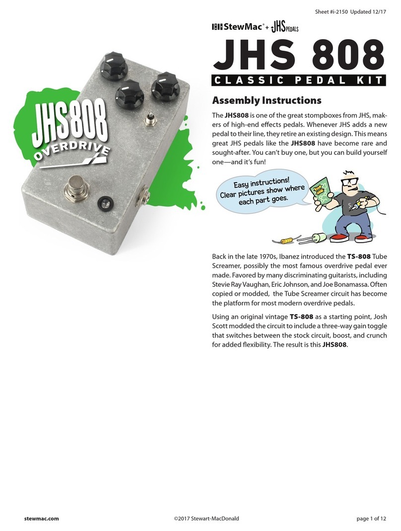 StewMac JHS 808 Assembly instructions