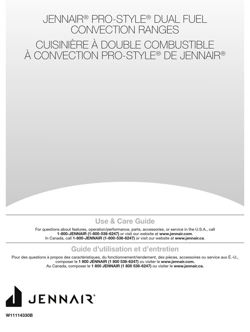 Jenn-Air PRO-STYLE Series Use & care guide