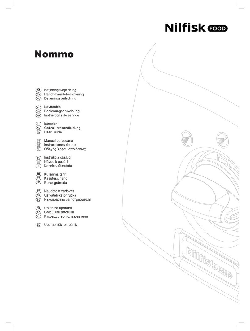 Nilfisk-Advance FOOD Nommo user guide