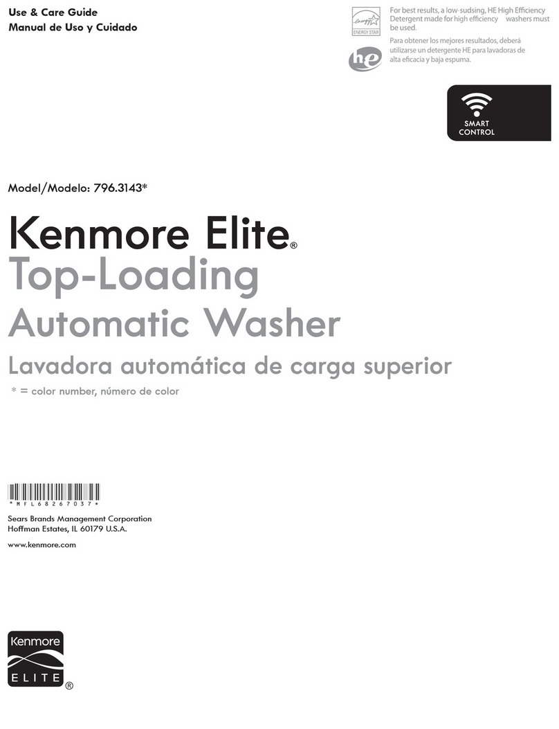 Kenmore 796.3143 Series User manual