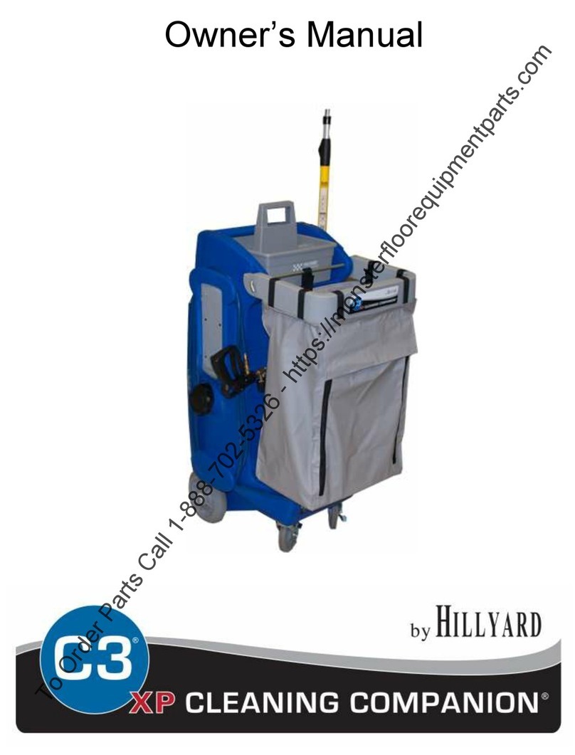 Hillyard CLEANING COMPANION C3 XP owner's manual
