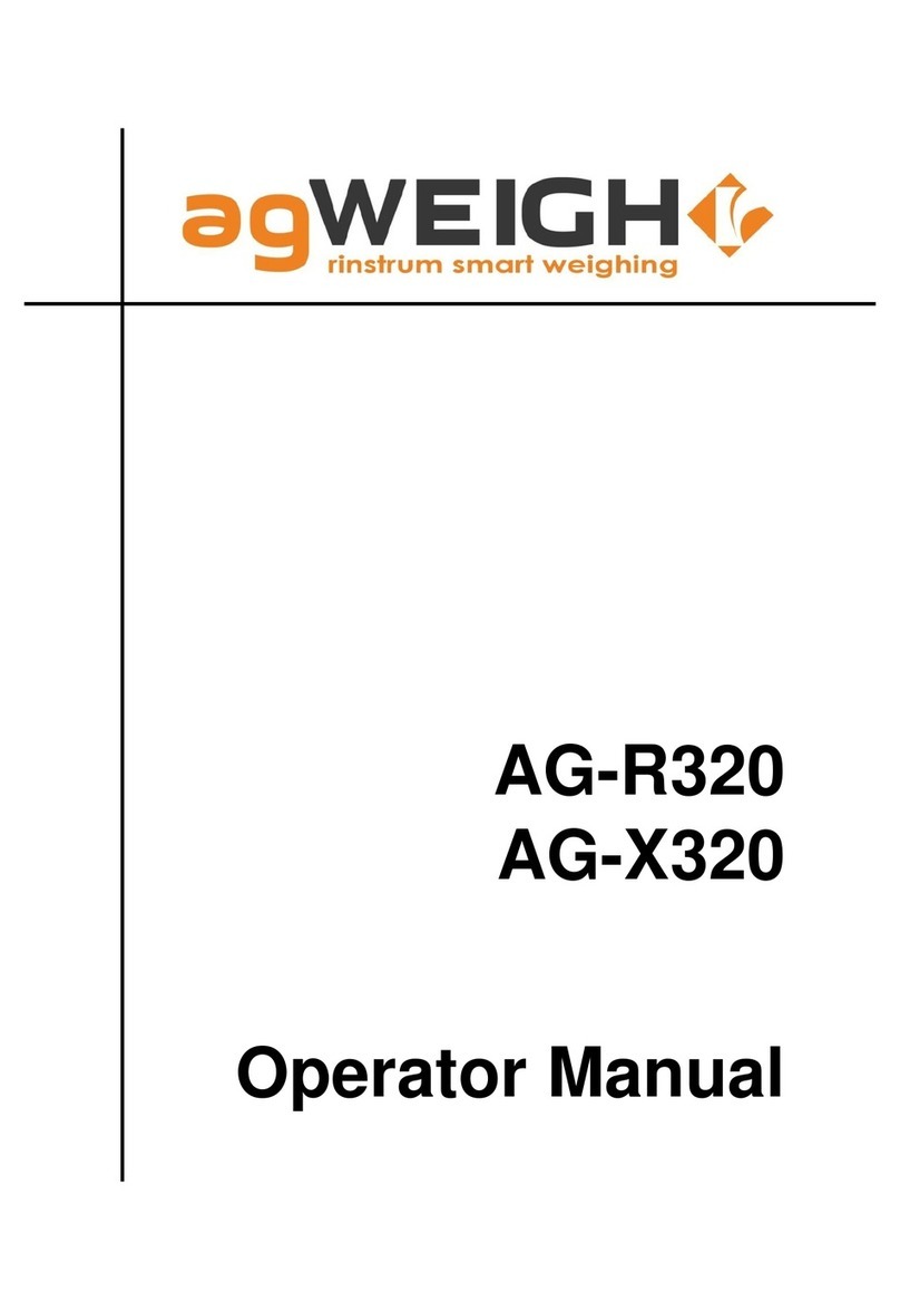 agWEIGHr AG-X320 Operator's manual