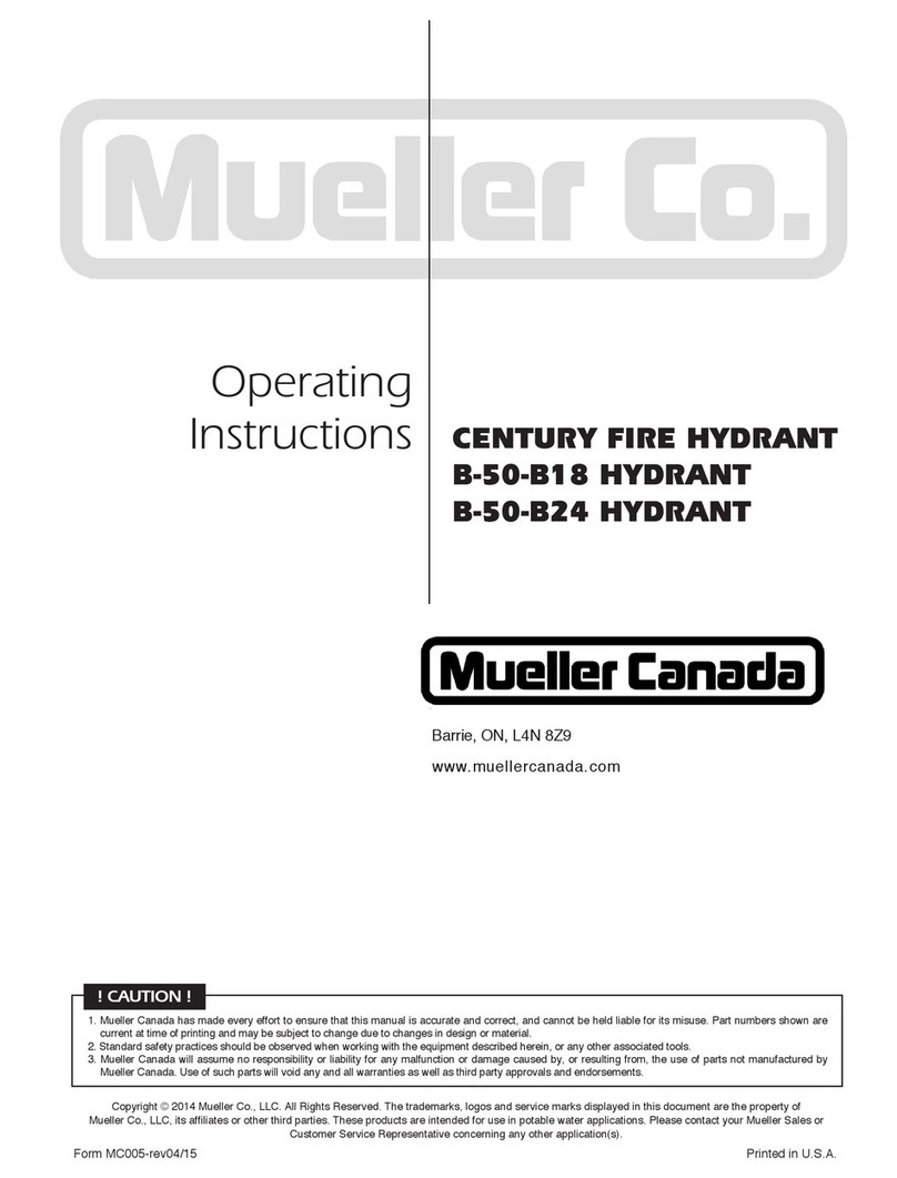 Mueller B-50-B18 User manual